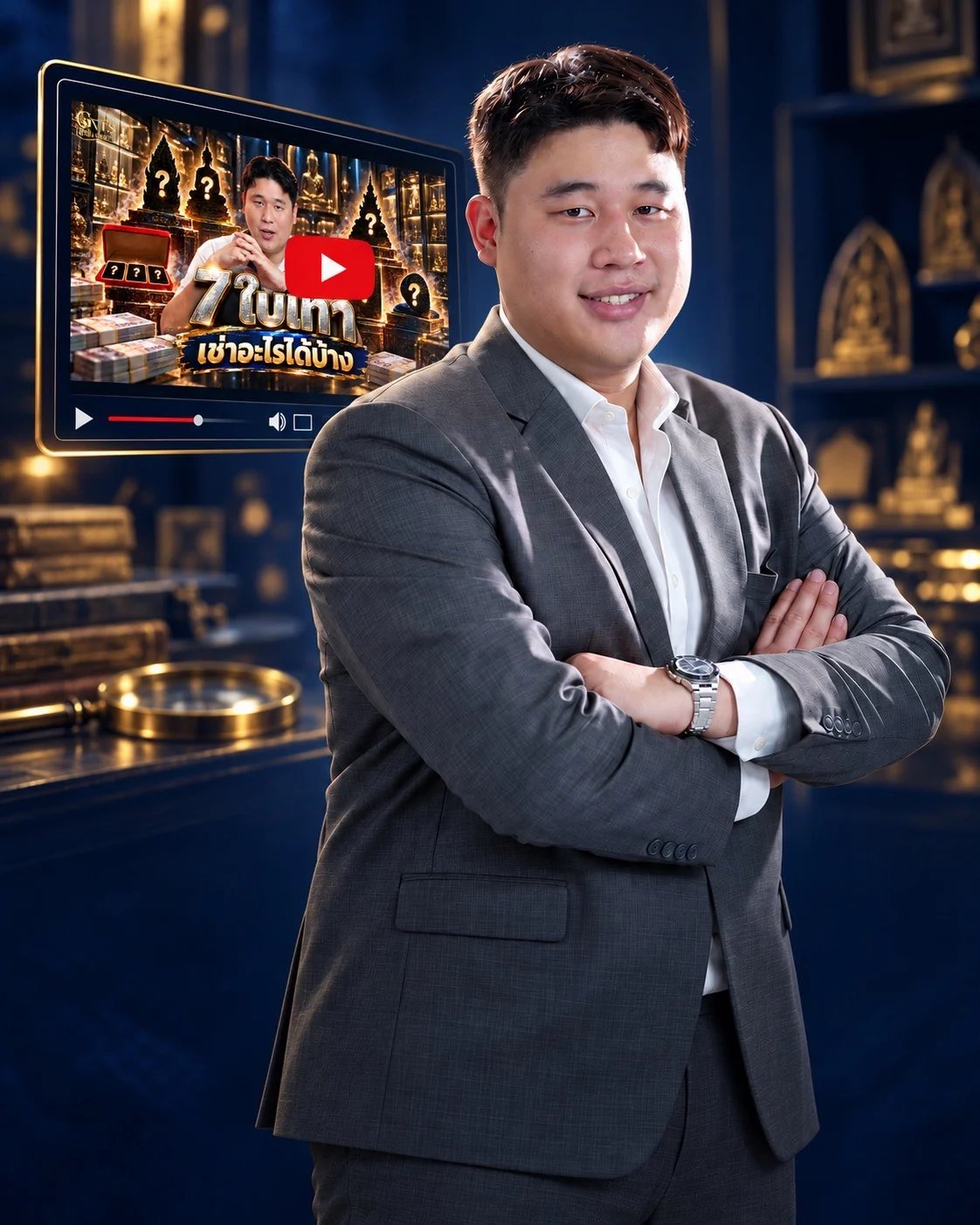 กราวในกับช่อง YouTube สำหรับศึกษาพระแท้
